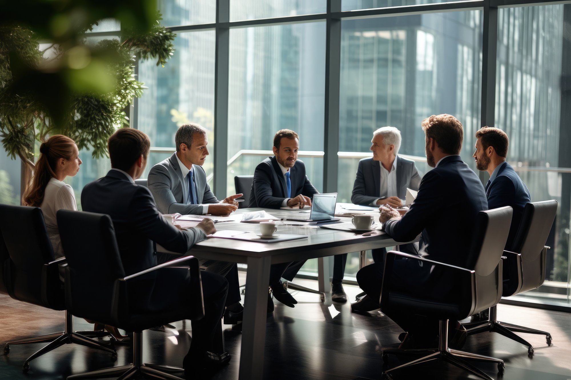 vecteezy_ai-generated-group-of-business-people-having-a-meeting-in_36165930